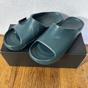 Jordan Mens Size 11 Post Slide Oxidized Green Slip On Slide Sandals